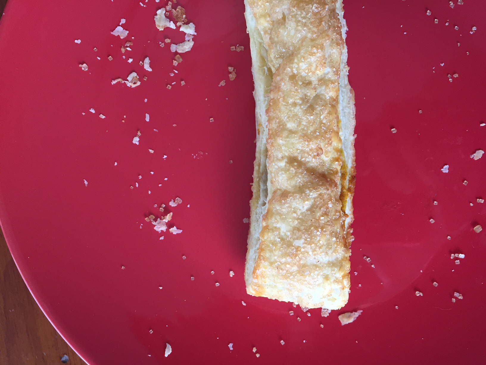 Puffy Pumpkin pastry sticks
