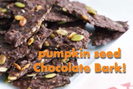 Pumpkin Seed Chocolate Bark